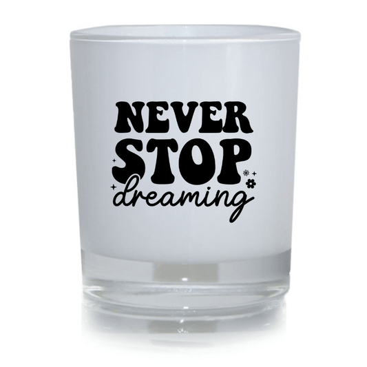 SimpliMust Candles Never Stop Dreaming Candle