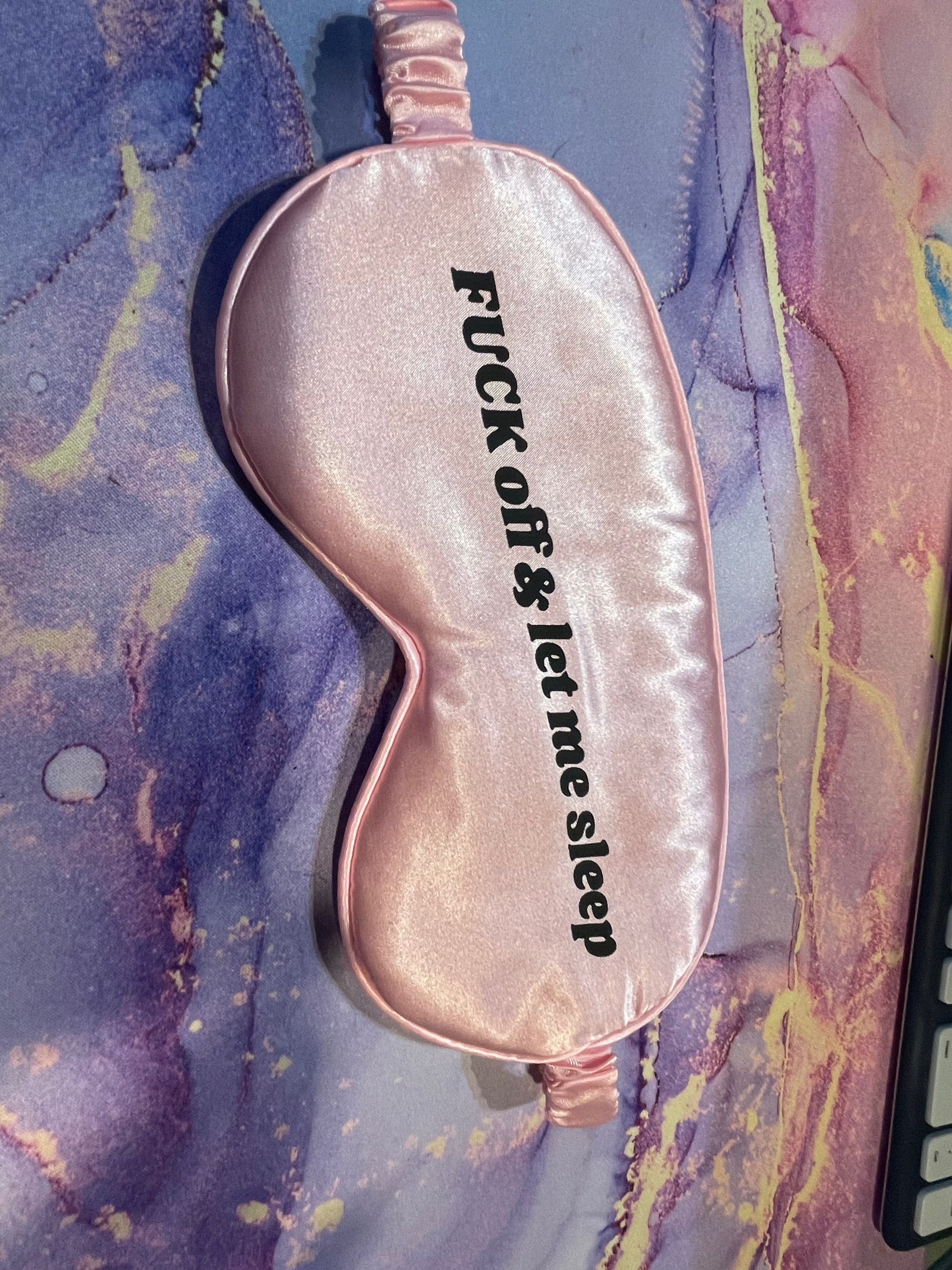 SimpliMust Eye Mask Fuck Off & Let me Sleep Eye Mask