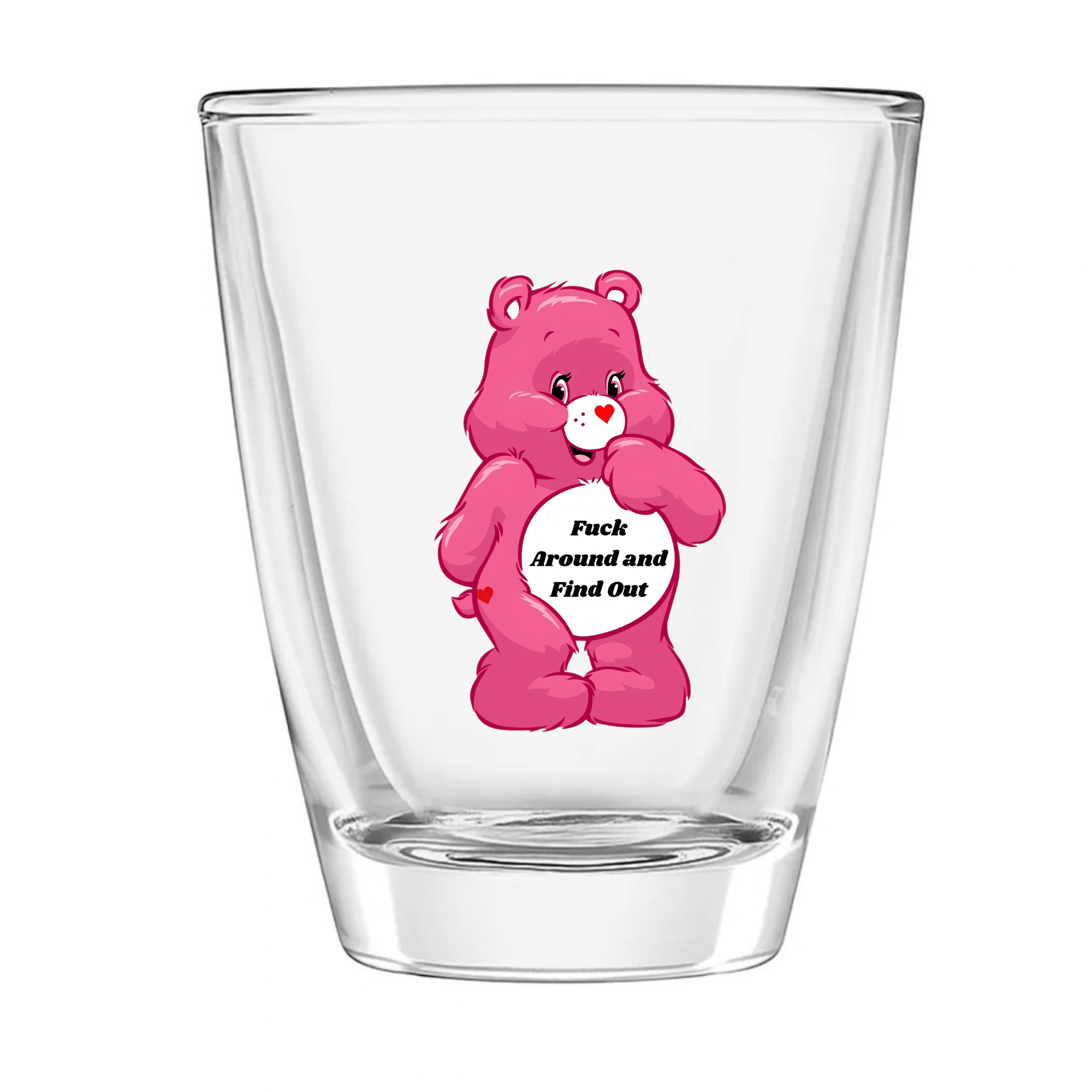 SimpliMust Fuck Around and Find Out Swear Bears Shot Glasses