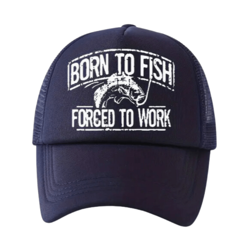 SimpliMust HAT Born to Fish Forced to Work Cap