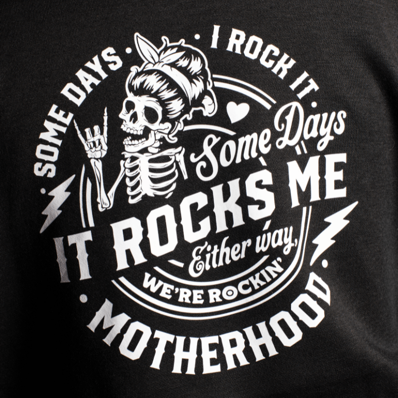 SimpliMust Hoodie Motherhood it Rocks Me Hoodie