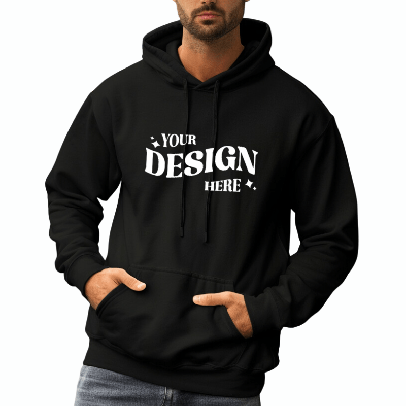 SimpliMust Jumper Personalised Hoodie - Black