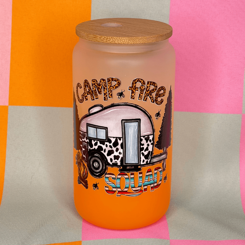 SimpliMust Libbey Glass Cup Camp Fire Squad Glass Libbey Cup