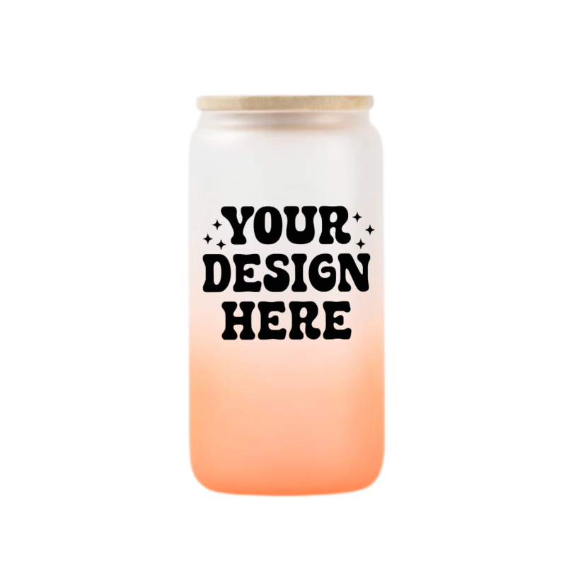 SimpliMust Libbey Glass Cup Personalised Glass Ombre Libbey Cup