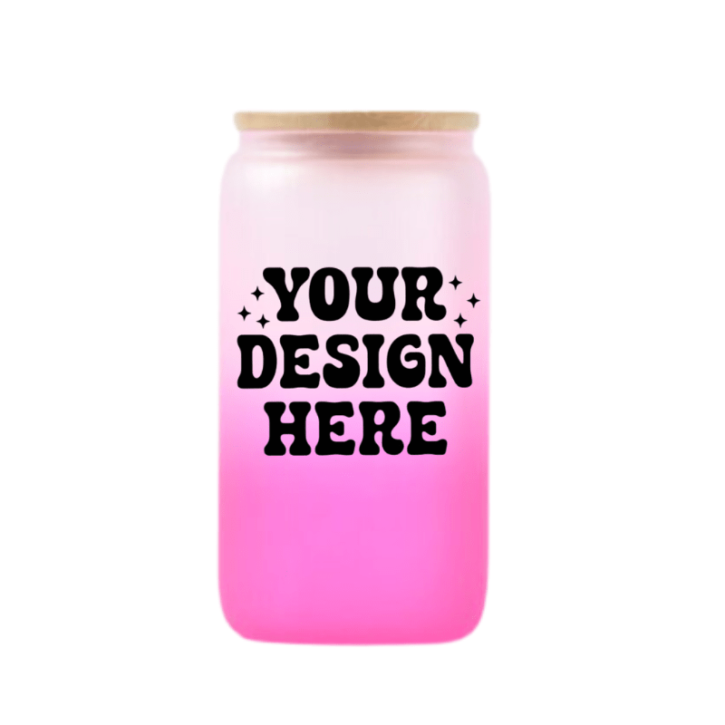 SimpliMust Libbey Glass Cup Personalised Glass Ombre Libbey Cup