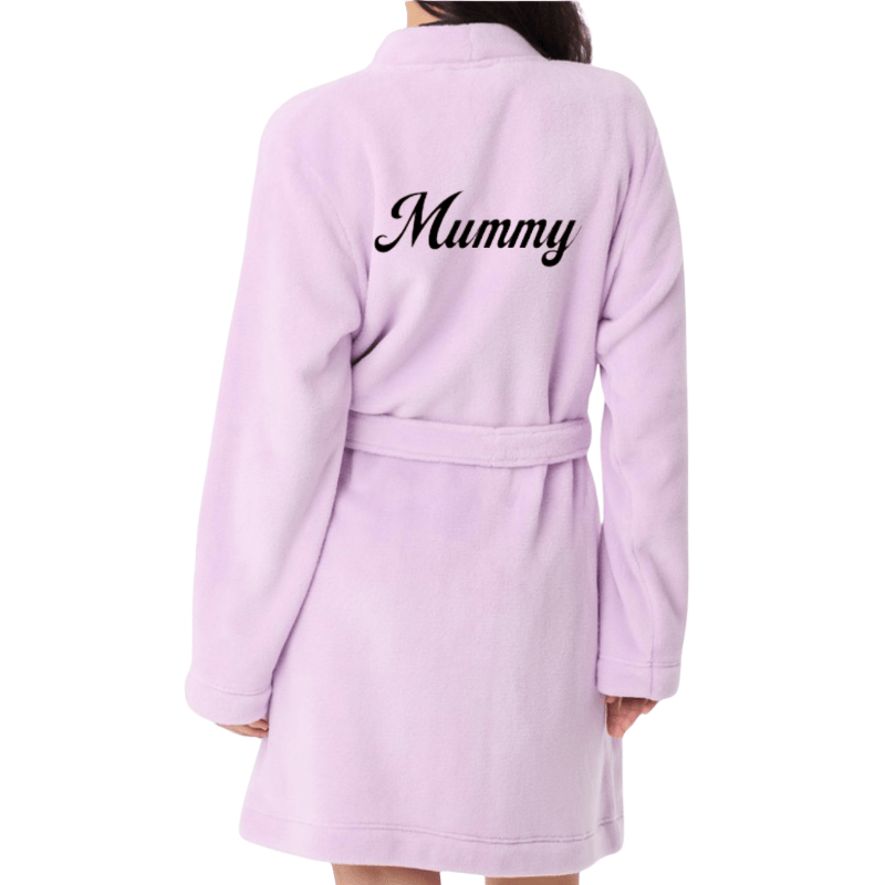 SimpliMust Plush Bath Robe - Purple
