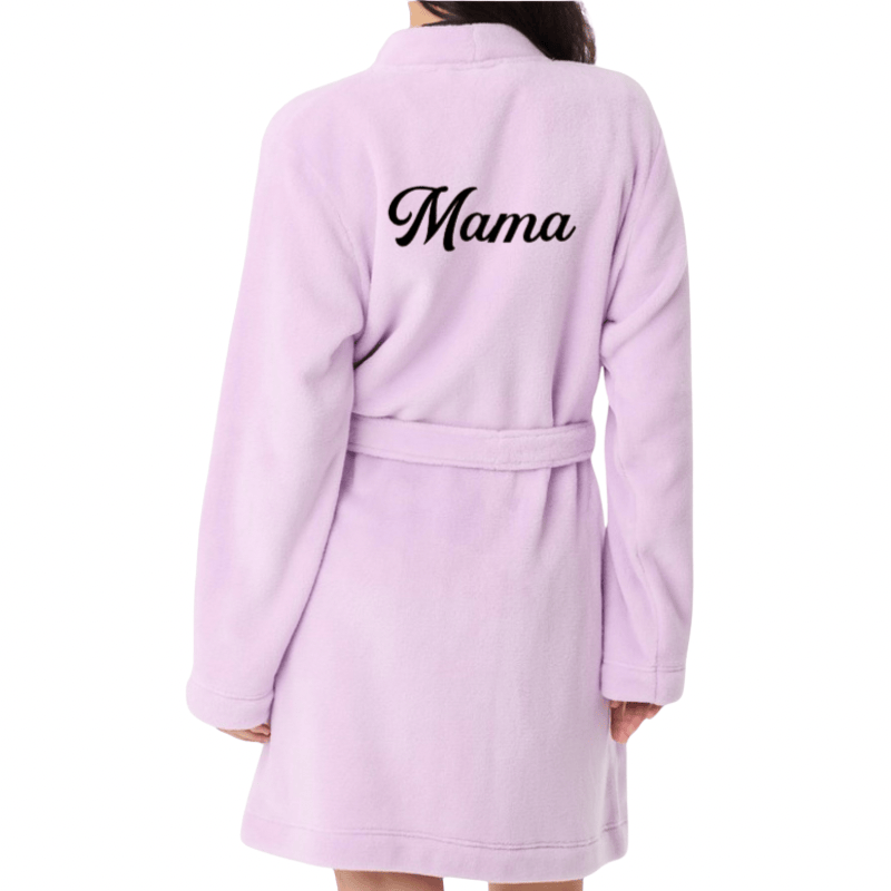 SimpliMust Plush Bath Robe - Purple