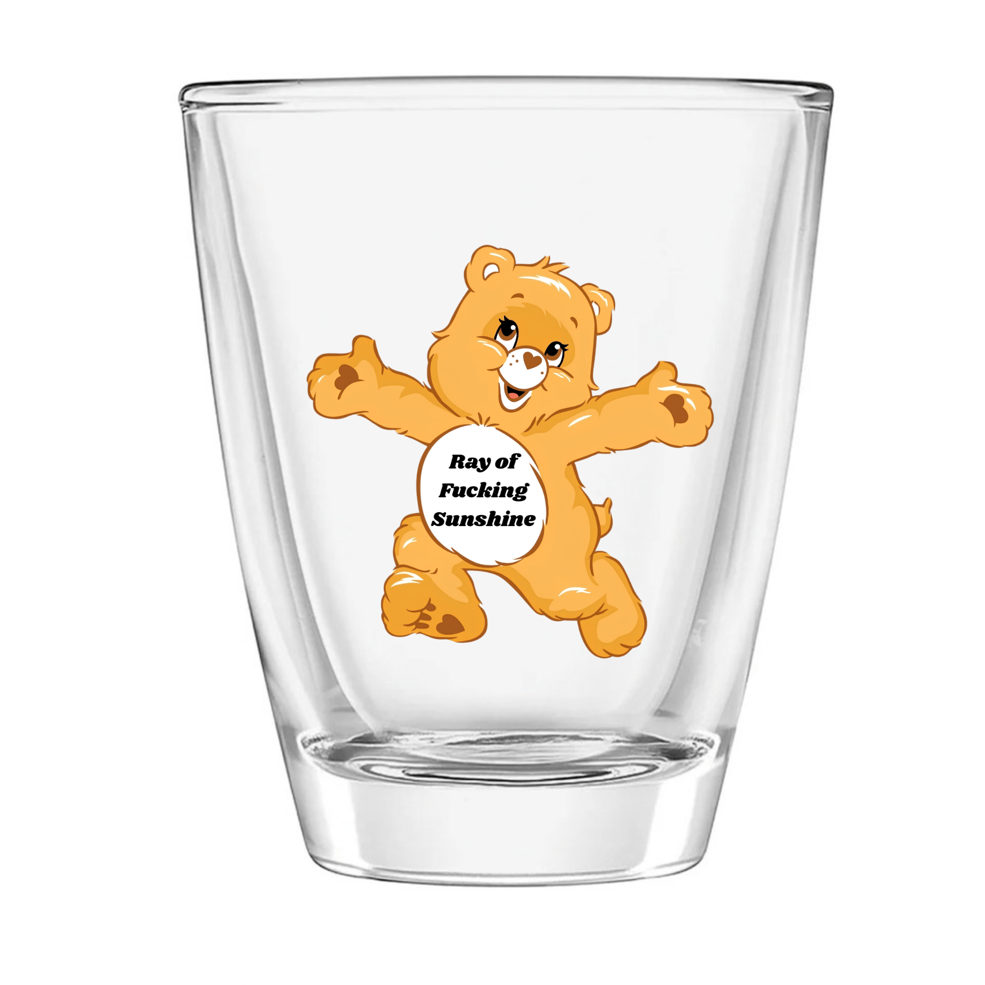 SimpliMust Ray of Fucking Sunshine Swear Bears Shot Glasses