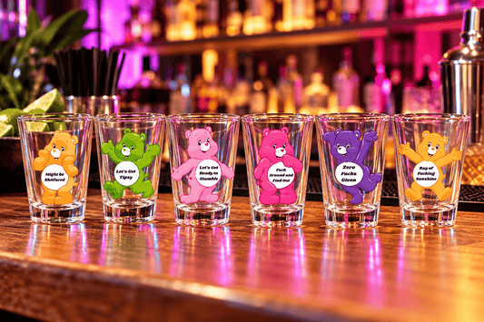 SimpliMust Swear Bears Shot Glasses