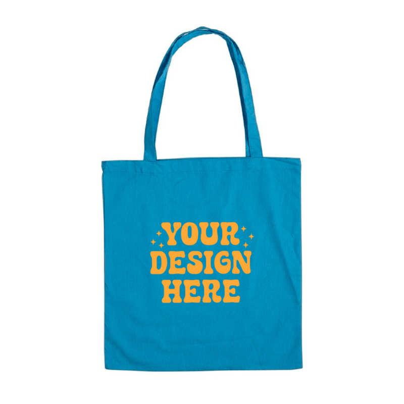 SimpliMust Tote Bag Personalised Blue Tote Bag