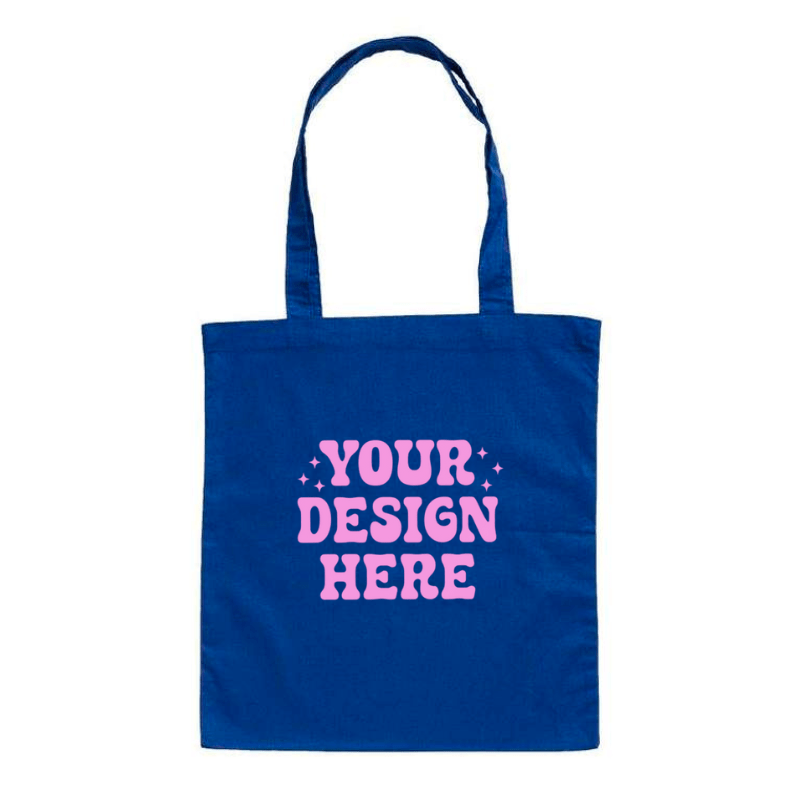 SimpliMust Tote Bag Personalised Dark Blue Tote Bag