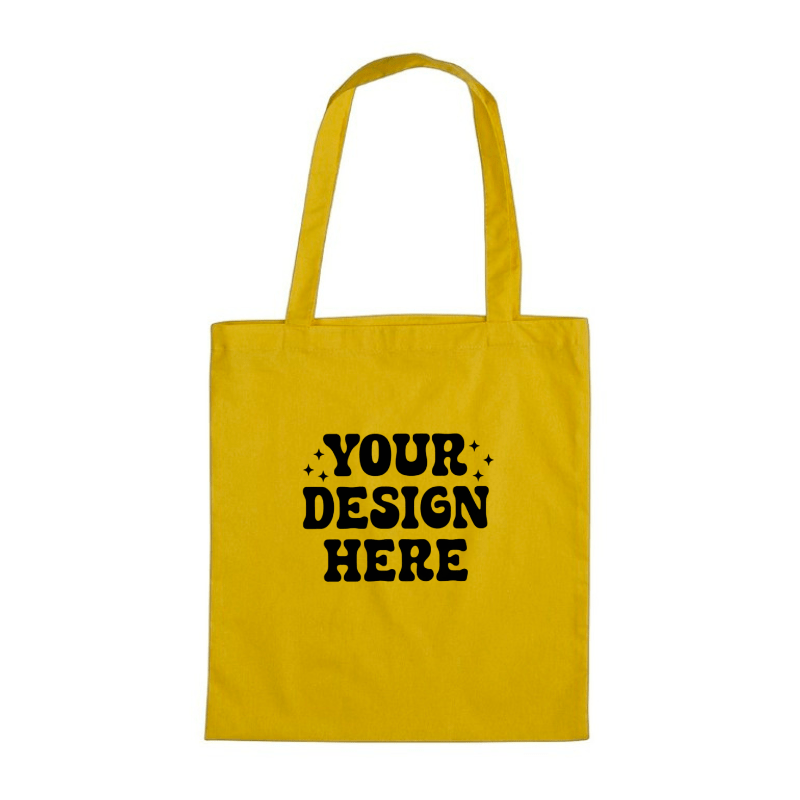SimpliMust Tote Bag Personalised Yellow Tote Bag
