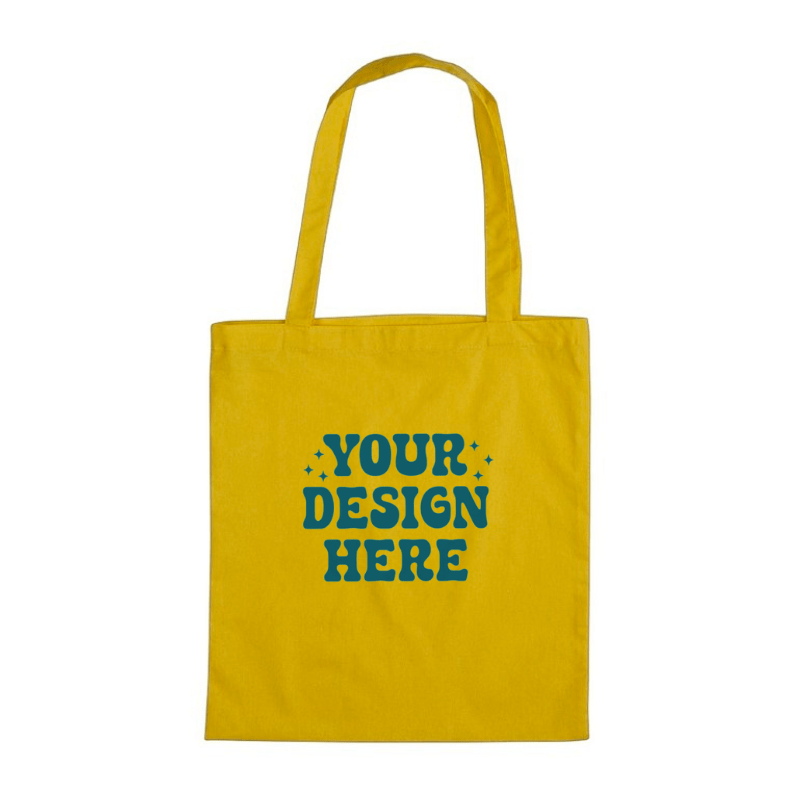 SimpliMust Tote Bag Personalised Yellow Tote Bag