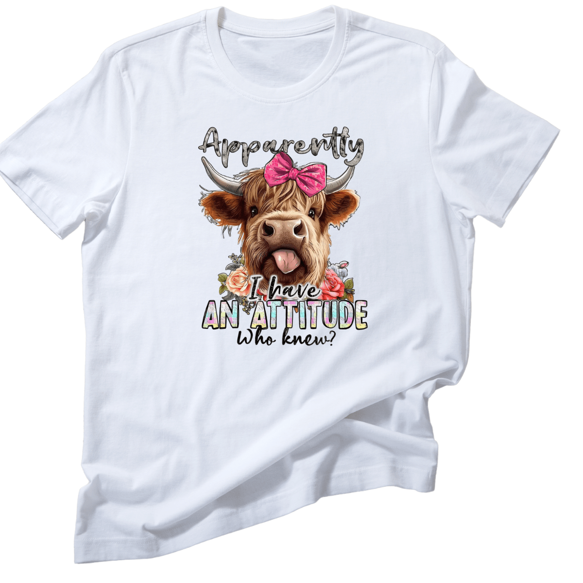 SimpliMust tshirt Apparently I Have an Attitude Tshirt