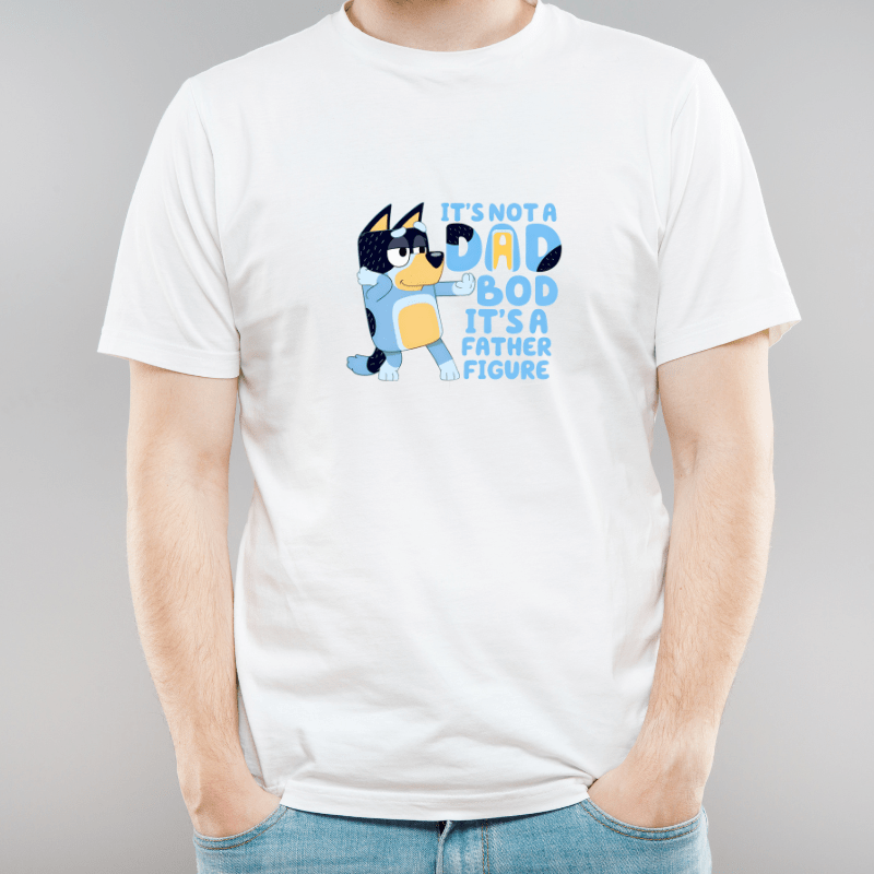 SimpliMust tshirt Bluey It's Not a Dad Bod it's a Father Figure