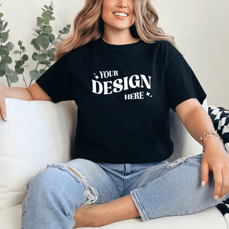 SimpliMust tshirt Personalised Tshirt - Black