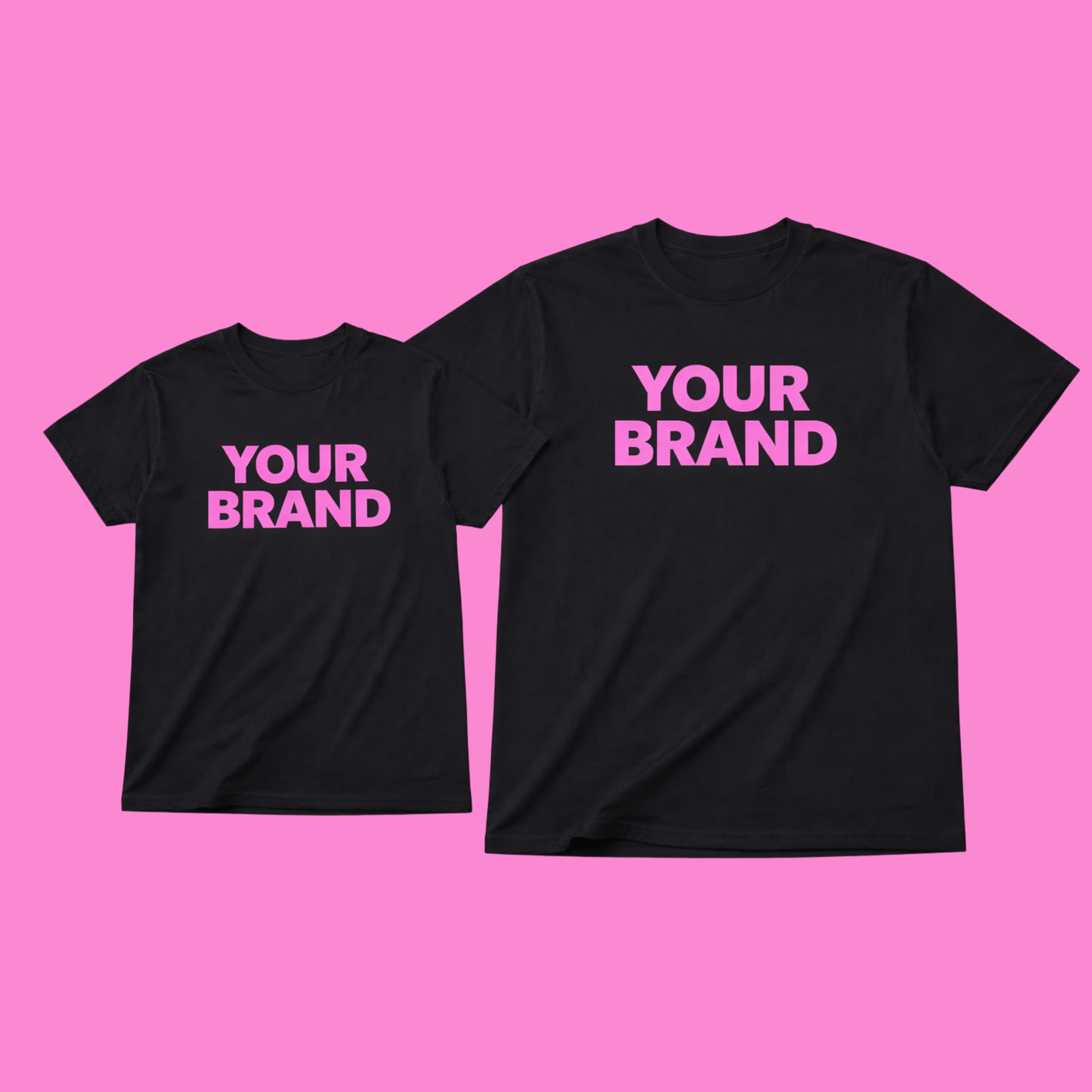 SimpliMust tshirt Personalised Tshirt - Black Unisex Crew Neck