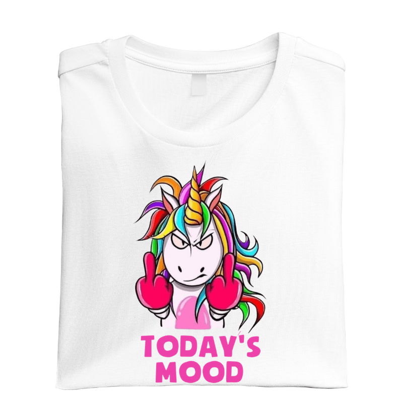 SimpliMust TShirt Todays Mood Unicorn Tshirt
