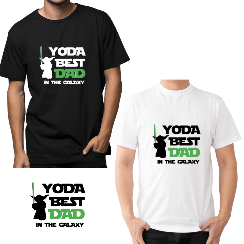 SimpliMust TShirt Yoda Best Dad in the Galaxy