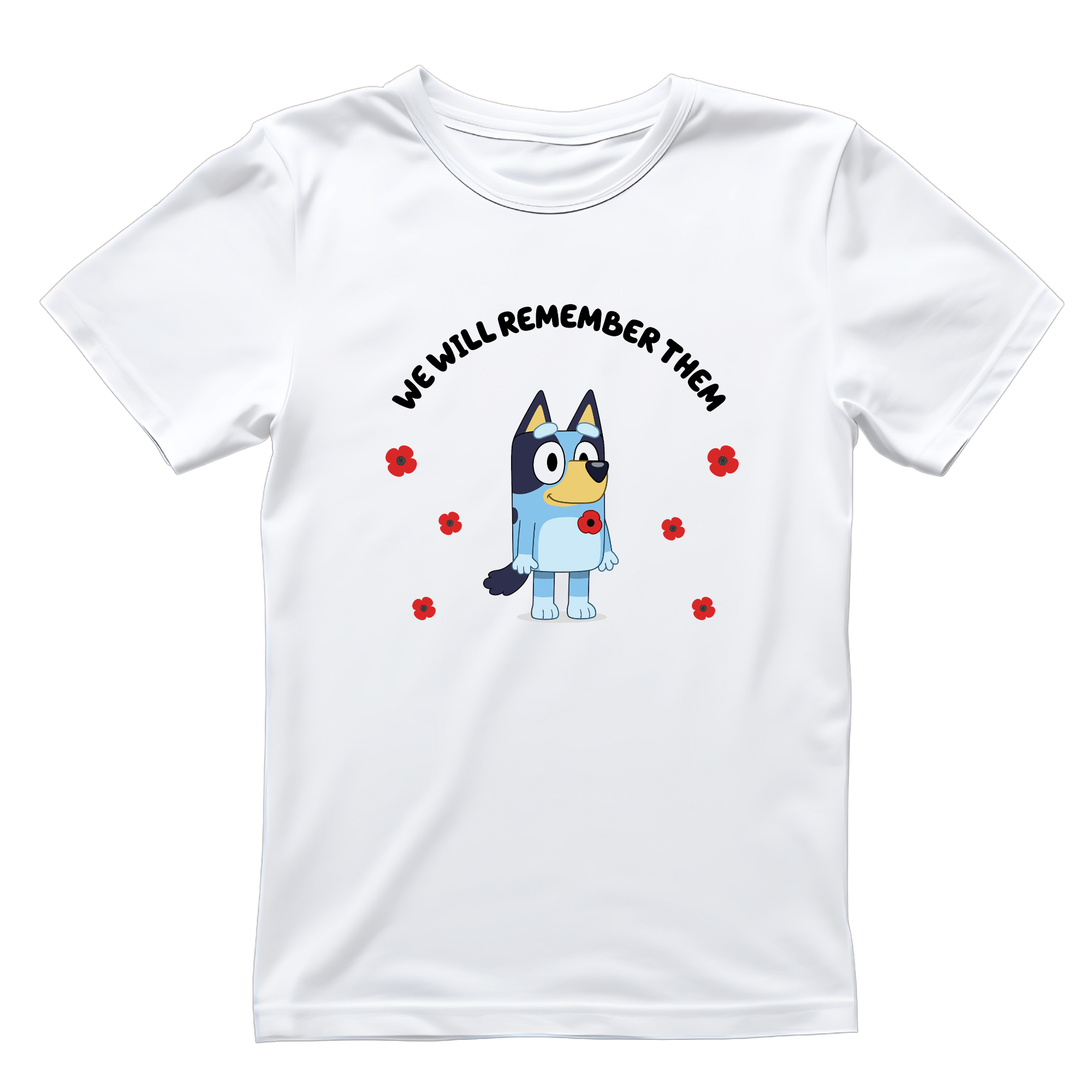 SimpliMust Tshirts Bluey Family We Will Remember Them Tshirts