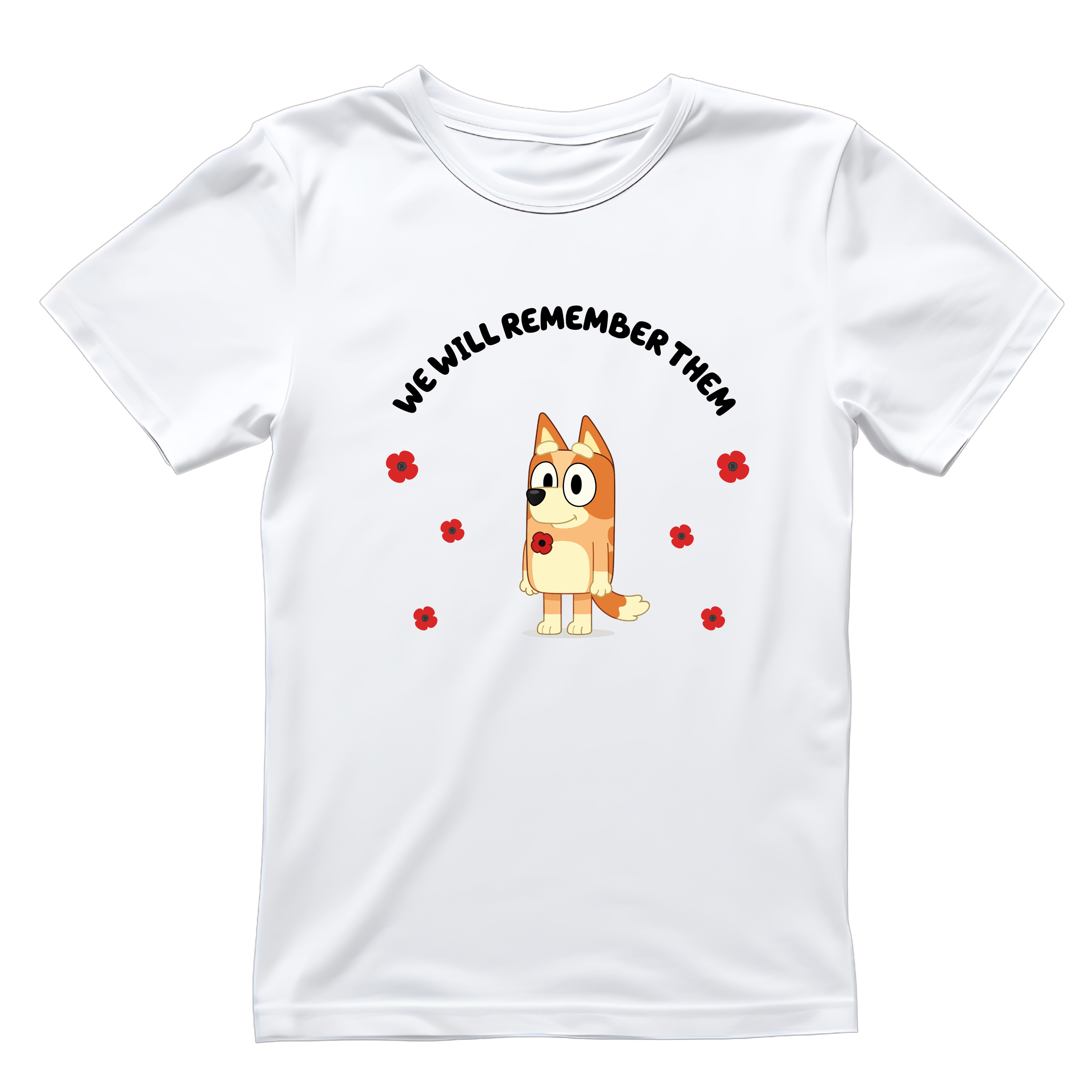 SimpliMust Tshirts Bluey Family We Will Remember Them Tshirts