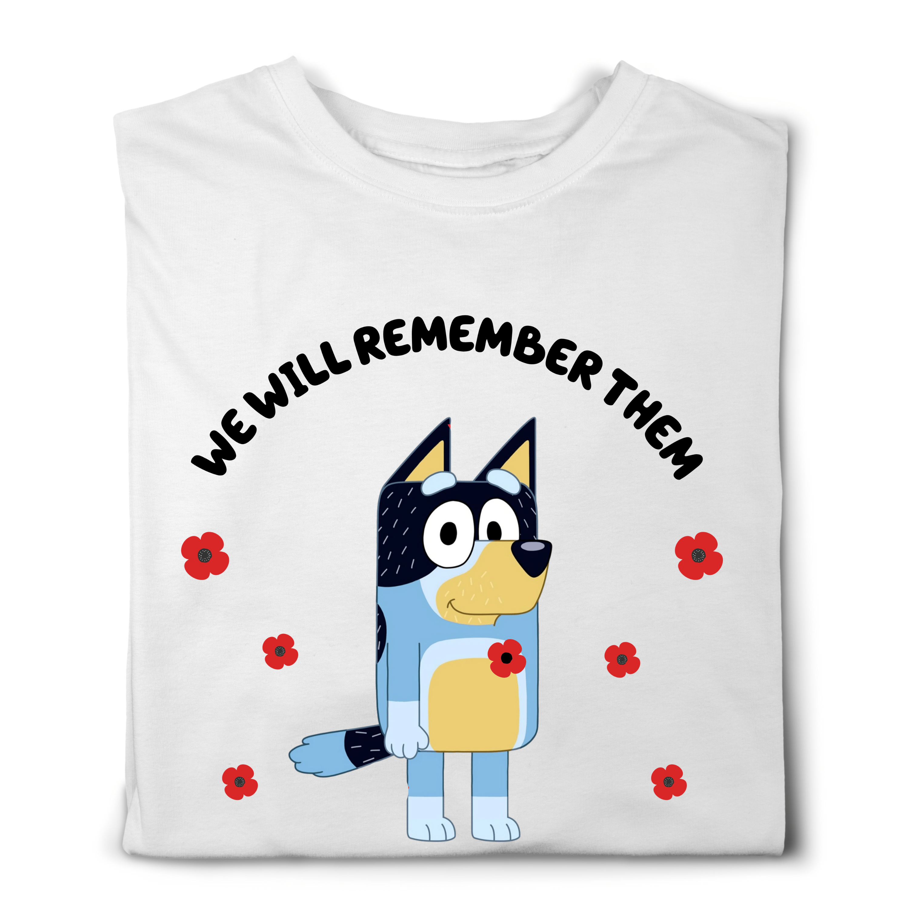 SimpliMust Tshirts Bluey Family We Will Remember Them Tshirts