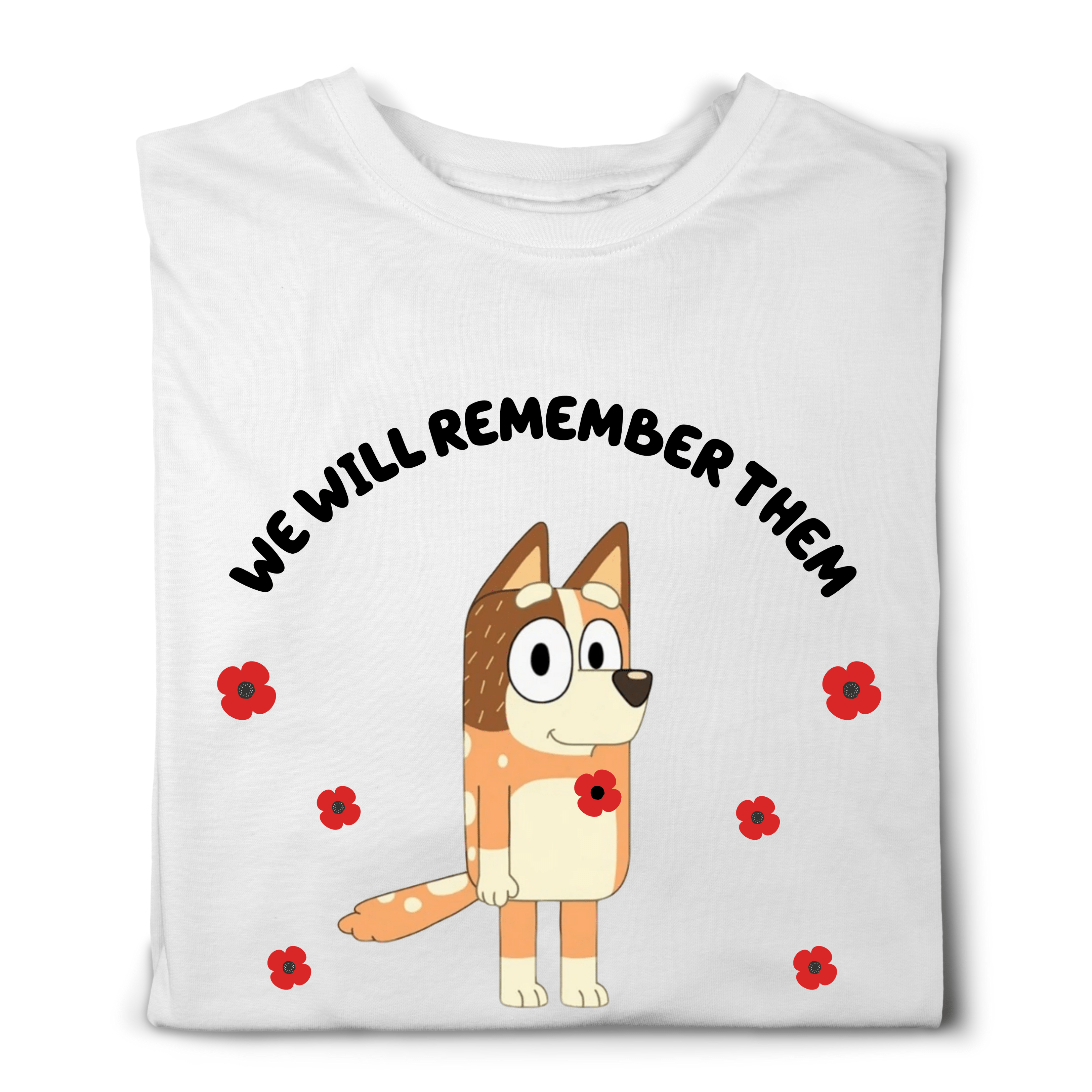 SimpliMust Tshirts Bluey Family We Will Remember Them Tshirts