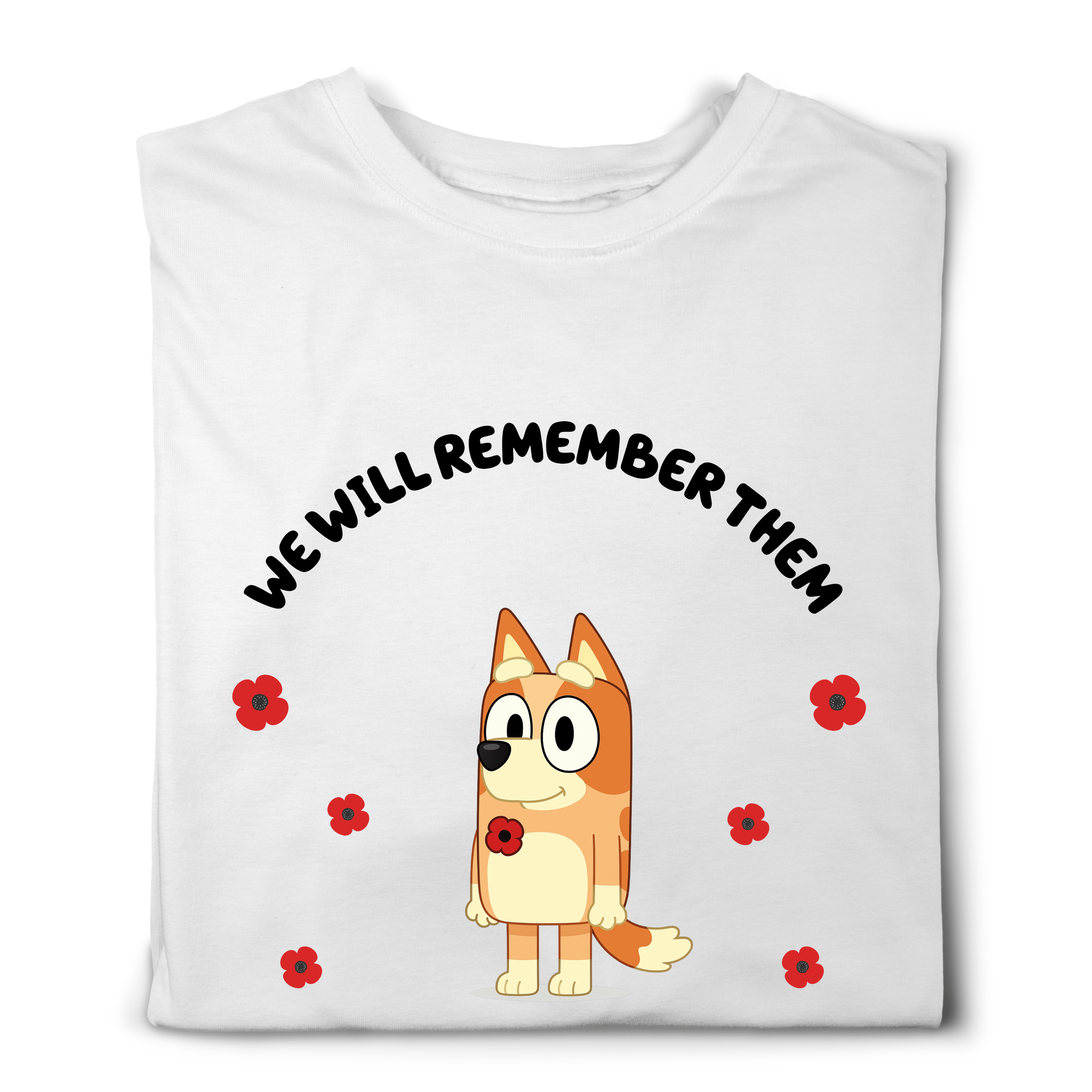 SimpliMust Tshirts Bluey Family We Will Remember Them Tshirts