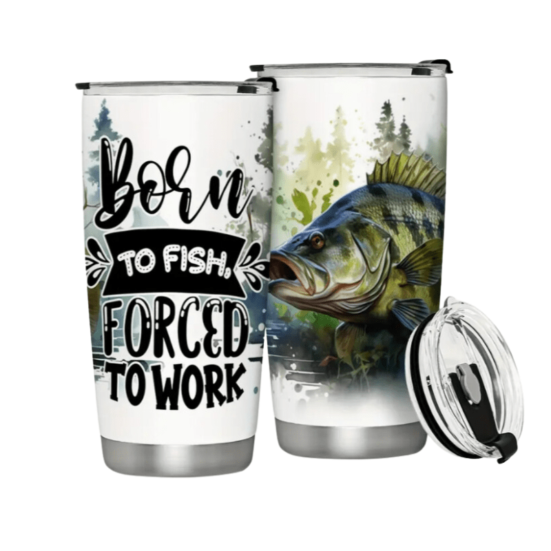 SimpliMust Tumblers Born to Fish 20oz Tumbler