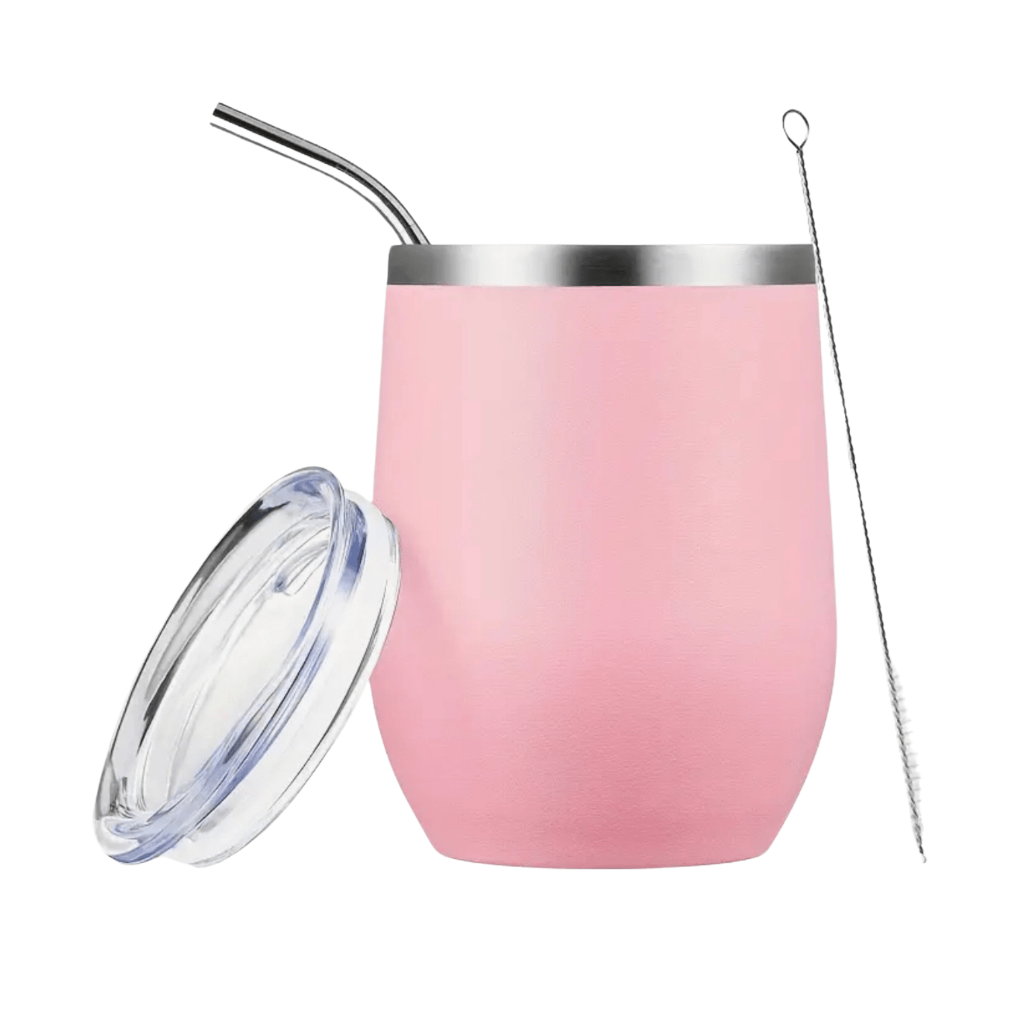 SimpliMust Tumblers Personalised Pink 12oz Wine Tumbler