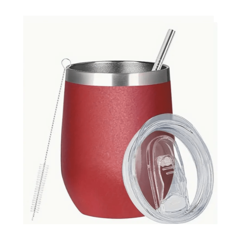 SimpliMust Tumblers Personalised Red 12oz Wine Tumbler