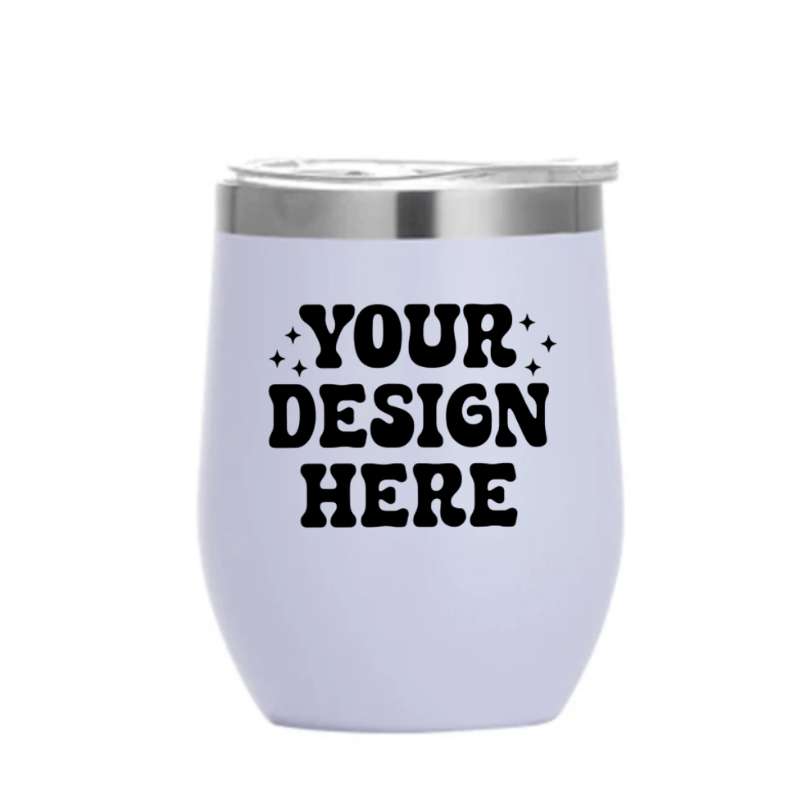 SimpliMust Tumblers Personalised White 12oz Wine Tumbler