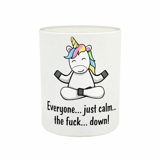 SimpliMust Unicorn Calm the Fuck Down Candle