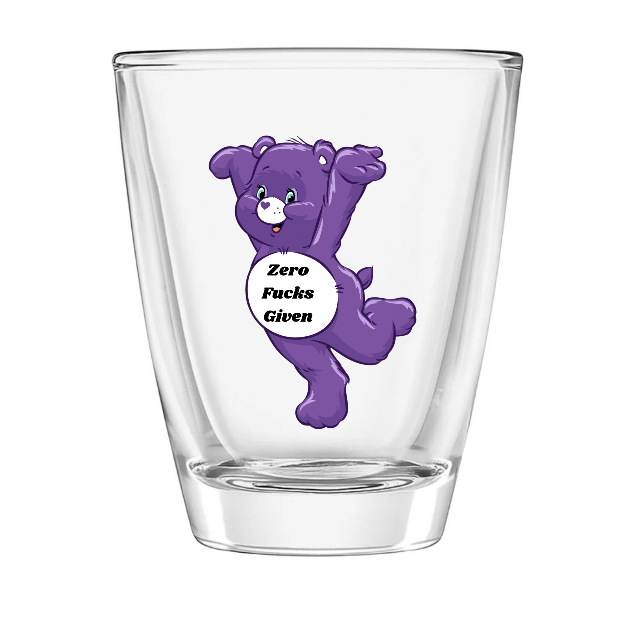 SimpliMust Zero Fucks Given Swear Bears Shot Glasses