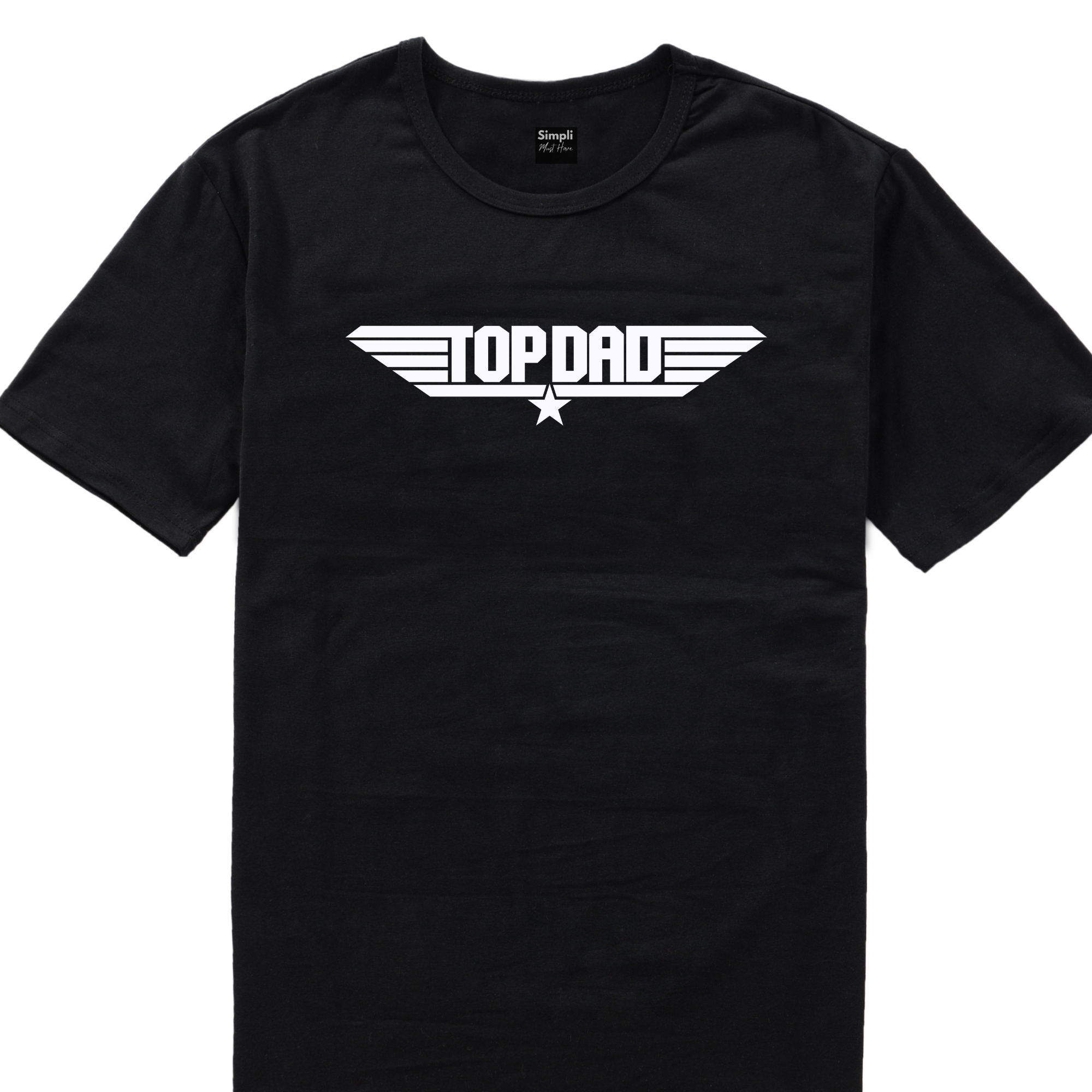 Simpli tshirt Top Dad BlackTshirt