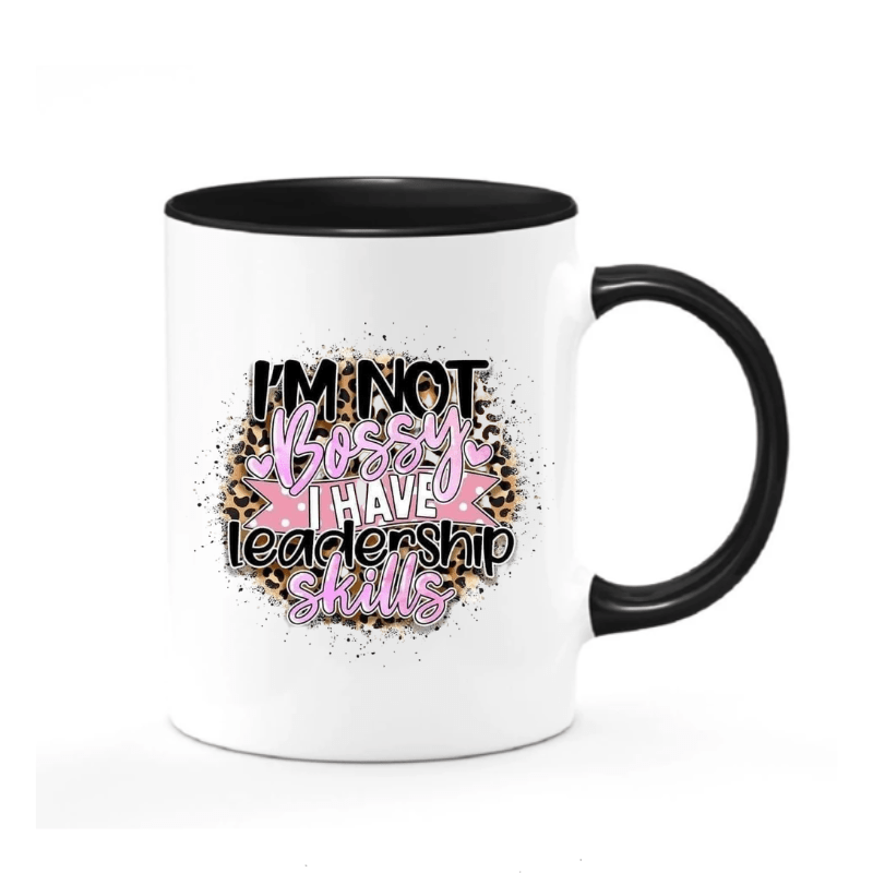 Simpli I'm Not Bossy I Have Leadership Skills Mug