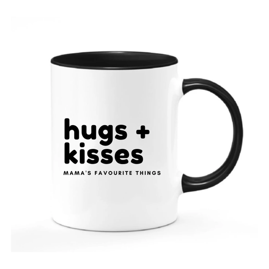 Simpli Mug Black Handle Mama Ceramic Mug