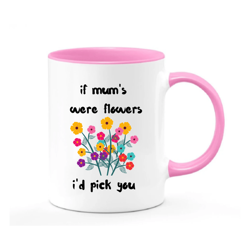Simpli Mug If Mums Flowers Ceramic Mug