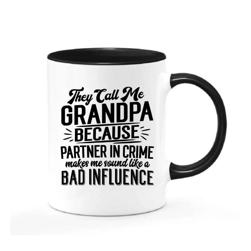 Simpli Must Have Mug Grandpa Bad Influence Mug