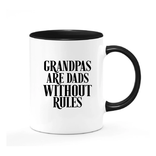 Simpli Must Have Mug Grandpas Dads Without Rules Mug