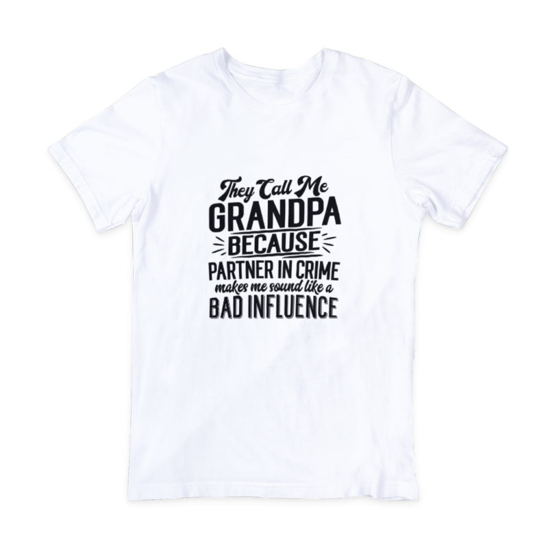 Simpli Must Have tshirt Grandpa Bad Influence Tshirt