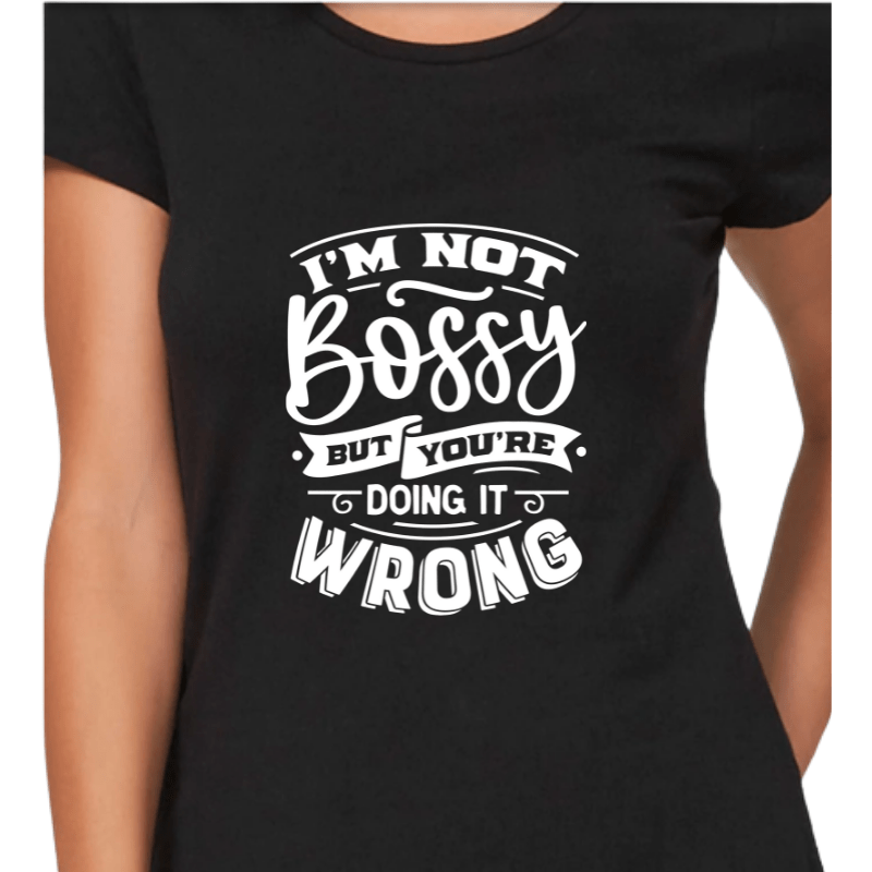 Simpli Shirts Not Bossy Tee