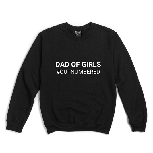 Simpli Sweatshirt S / Black Dad of Girls Jumper