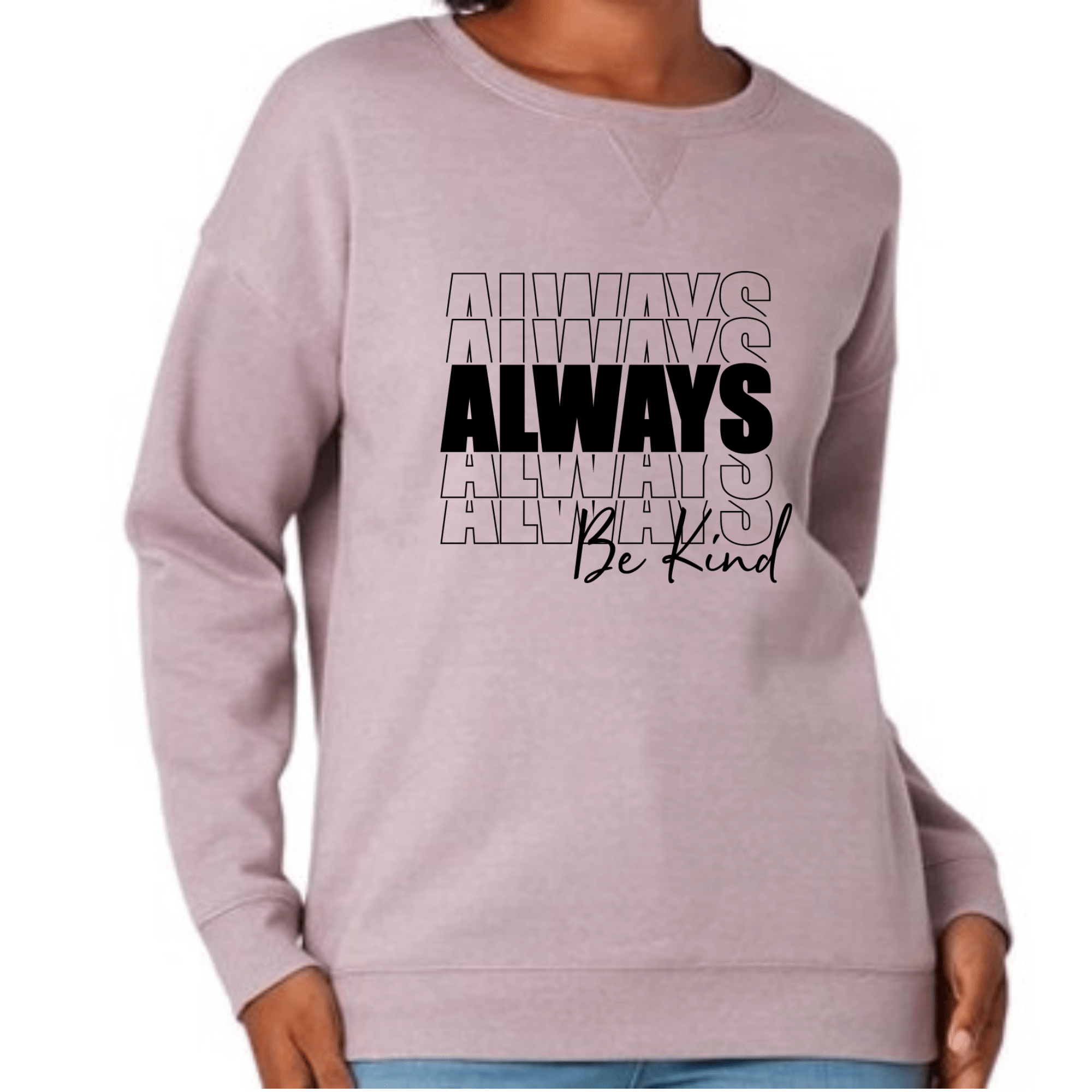 Simpli Sweatshirt S / Lilac Always Be Kind Jumper