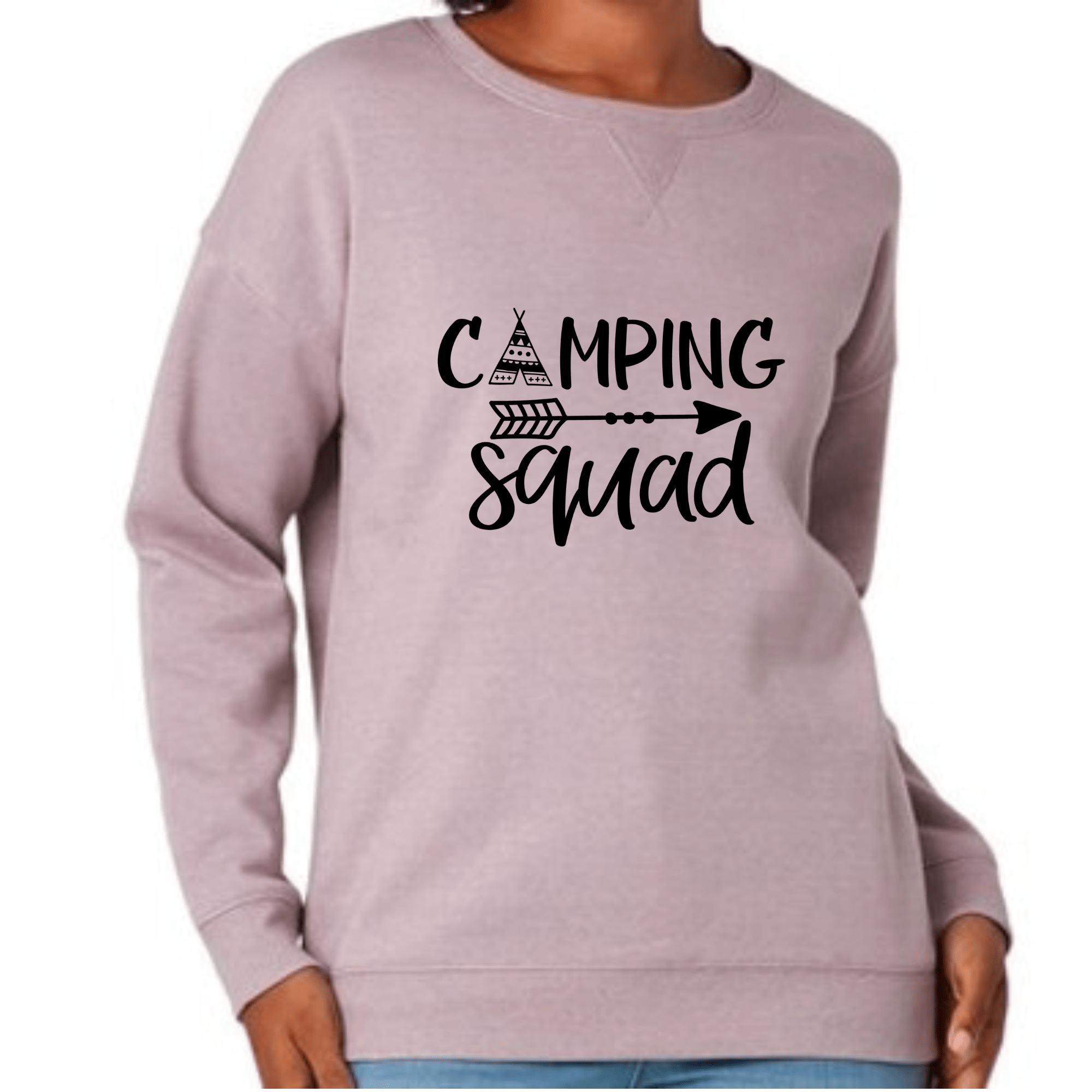 Simpli Sweatshirt S / Lilac Camping Squad Jumper
