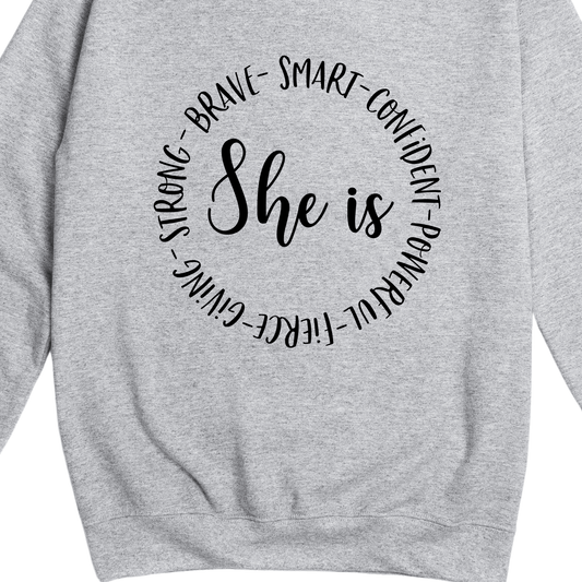 Simpli Sweatshirt She Is Jumper