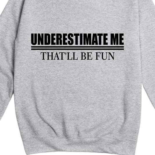 Simpli Sweatshirt Underestimate Me Jumper