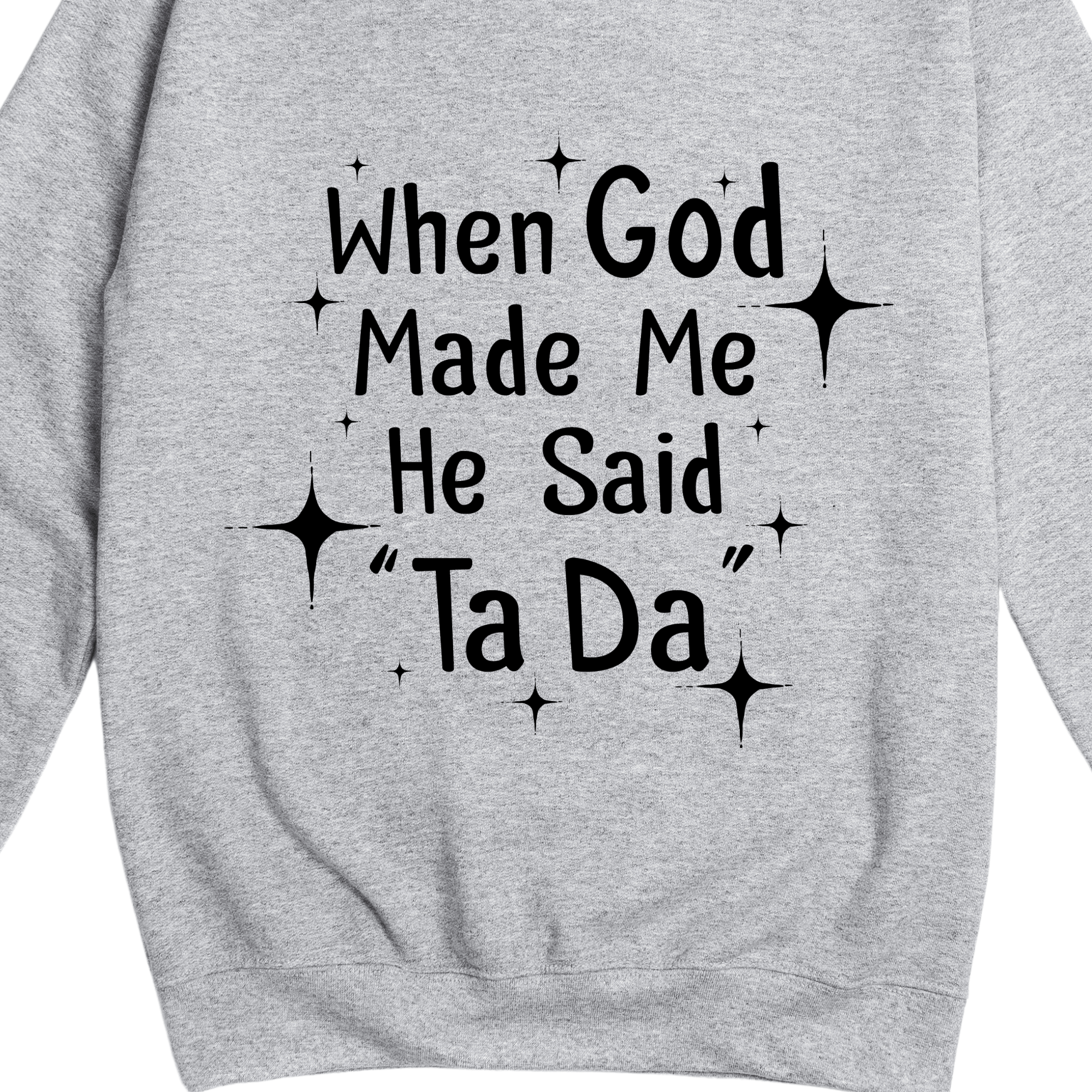 Simpli Sweatshirt When God Made Me Jumper