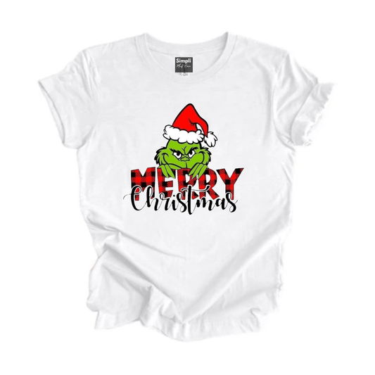 Simpli tshirt Grinch Merry Christmas Tshirt