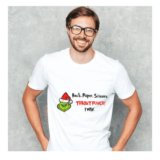 Simpli tshirt Grinch Paper Scissors Rock Tshirt
